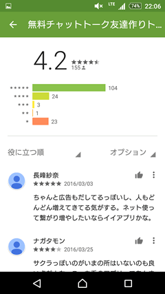 カップルぽよ GooglePlay口コミ